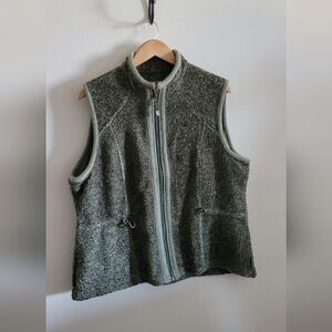 Woolrich Green Zip-Up Vest